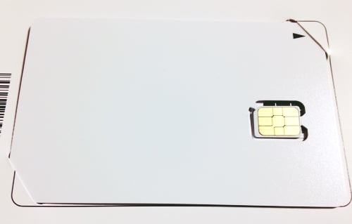 格安SIMの設定方法SIMカード