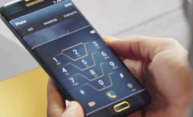 Galaxy S7 edge Injustice Editionディスプレイ画面