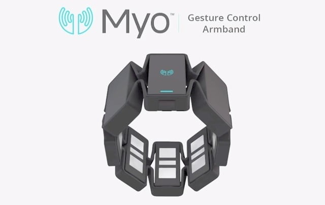 「Myo ジェスチャーコントロールアームバンド」 手の動きでスマホなどを操作できるガジェット登場！