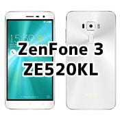 ZenFone 3 ZE520KL ASUSのSIMフリースマホの価格、口コミ評価、レビュー、スペックについて