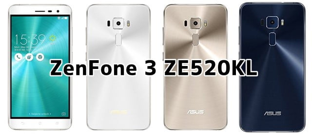 ZenFone 3 ZE520KL ASUSのSIMフリースマホの価格、口コミ評価、レビュー、スペックについて　トップ画像
