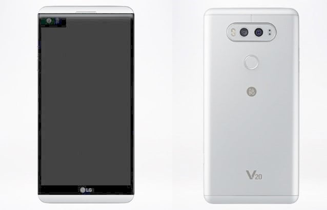 LG V20デザイン