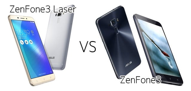 ZenFone3 LaserとZenFone3比較 価格やスペック、買えるMVNOを比較してみました