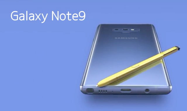 Galaxy Note9トップ画像