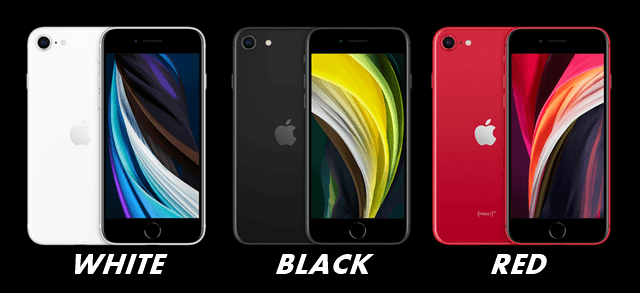 iPhoneSE2の人気色ランキング 背景ブラック